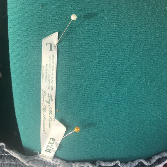 Large Exist Navy and White striped Dress - Picture 7 of 7